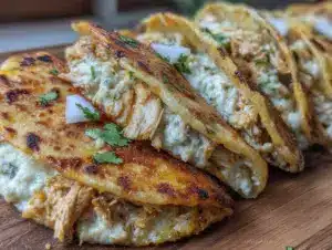 easy crockpot chicken tacos - featured image