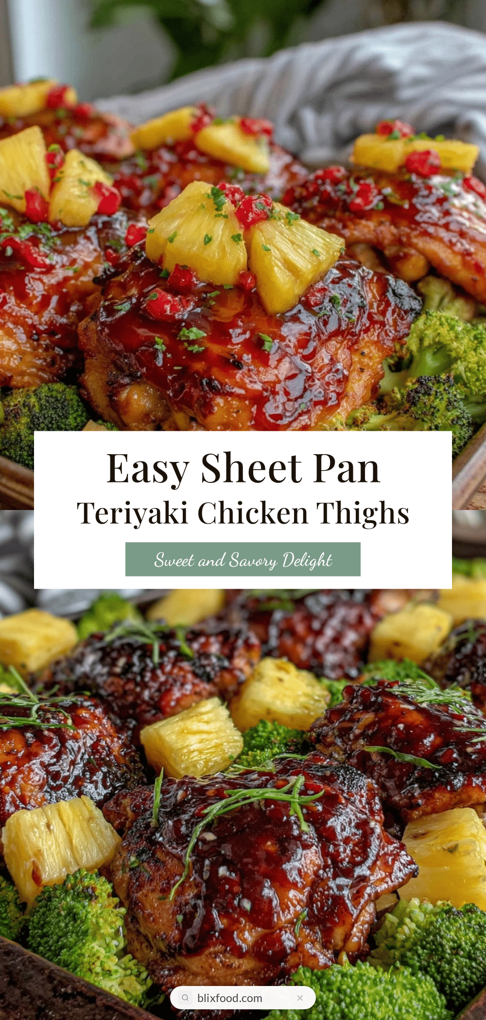 easy sheet pan teriyaki chicken thighs recipe