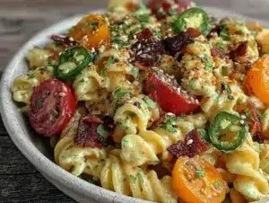 firecracker pasta salad - featured image