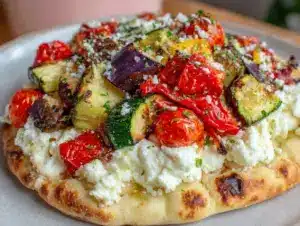 fresh cottage cheese flatbread - featured image