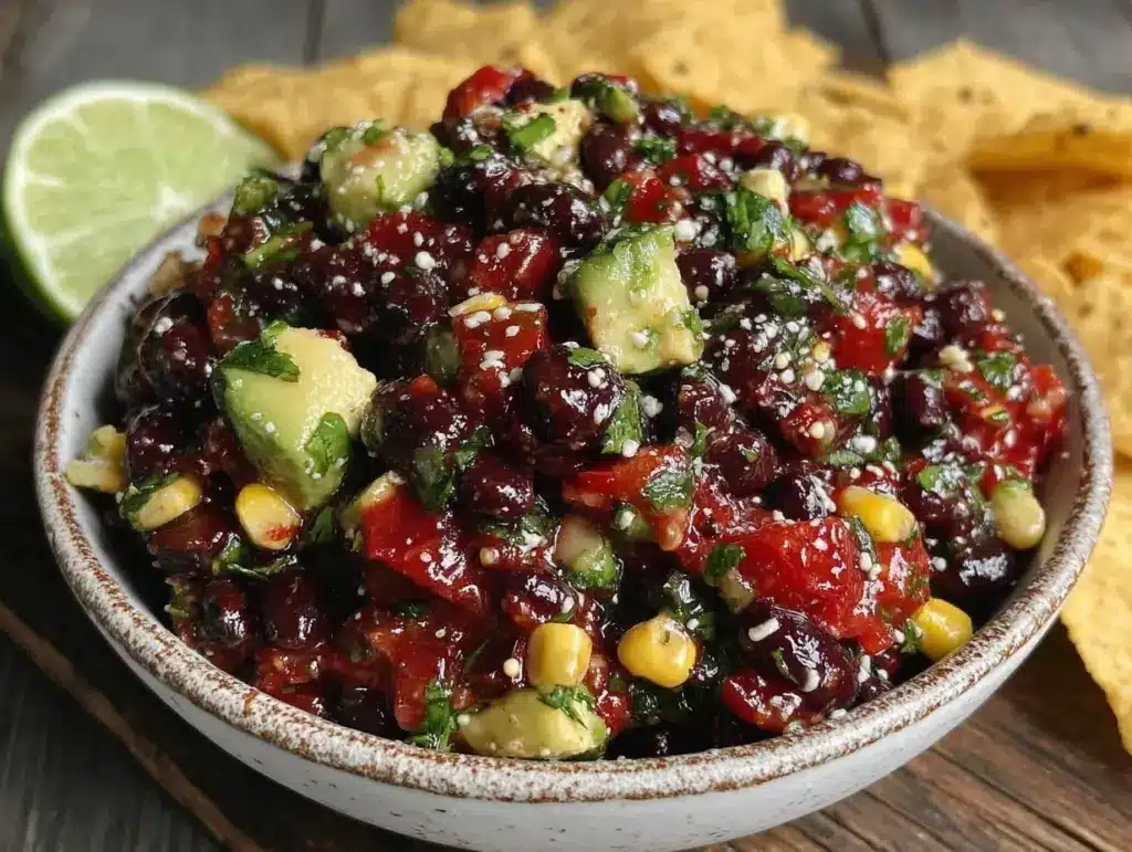 fresh cowboy caviar dip - featured image