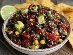 fresh cowboy caviar dip - featured image
