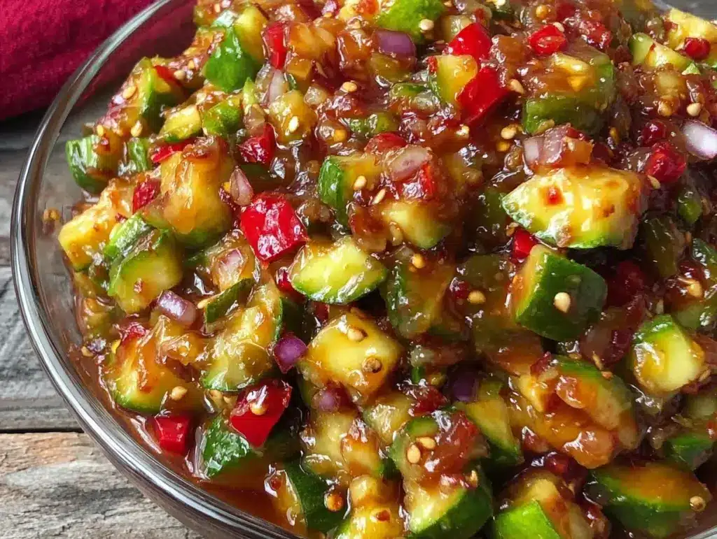 fresh zucchini relish - featured image