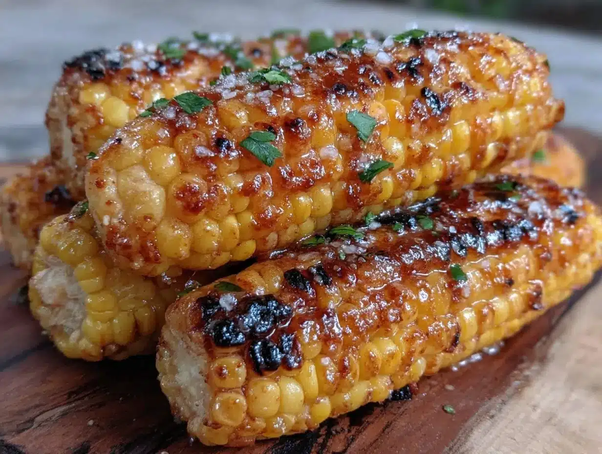 grilled corn on the cob with smoky chipotle butter preparation steps