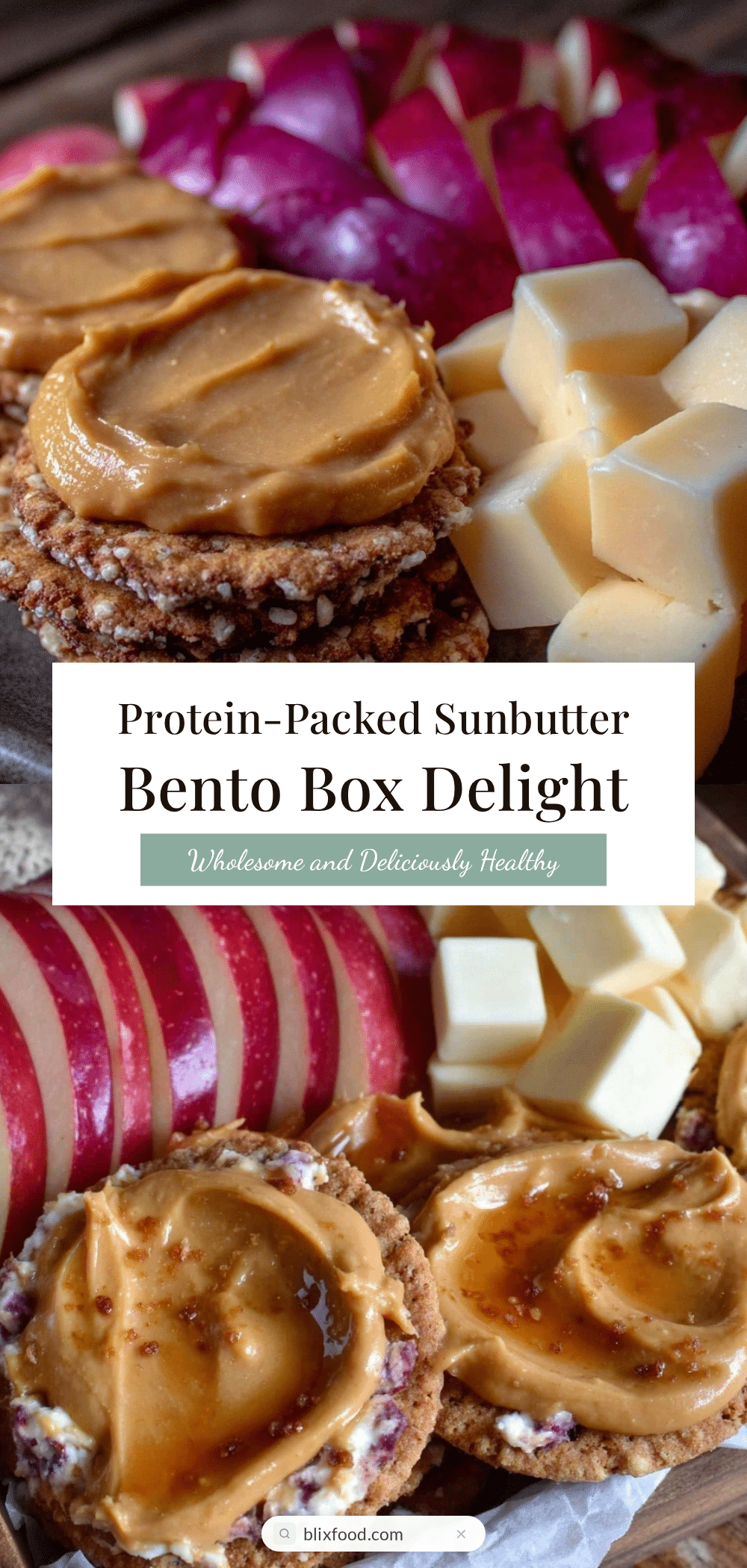 high-protein sunbutter bento box recipe