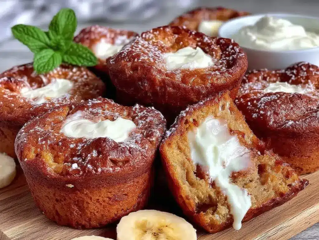 moist banana bread muffins - featured image