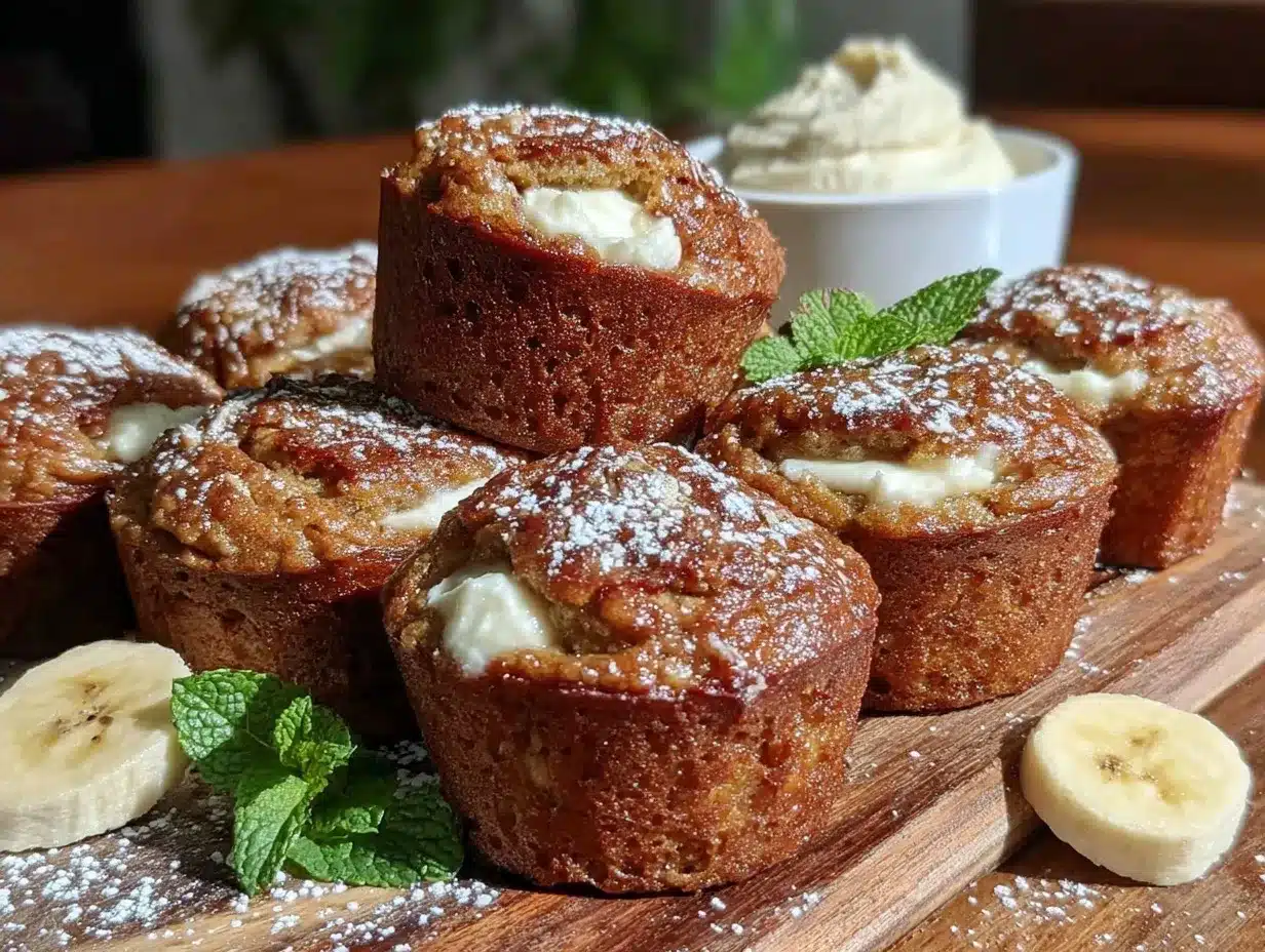 moist banana bread muffins preparation steps
