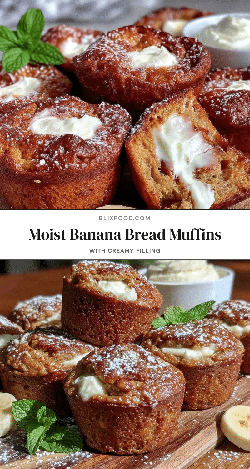 moist banana bread muffins recipe