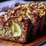 moist zucchini banana bread - featured image