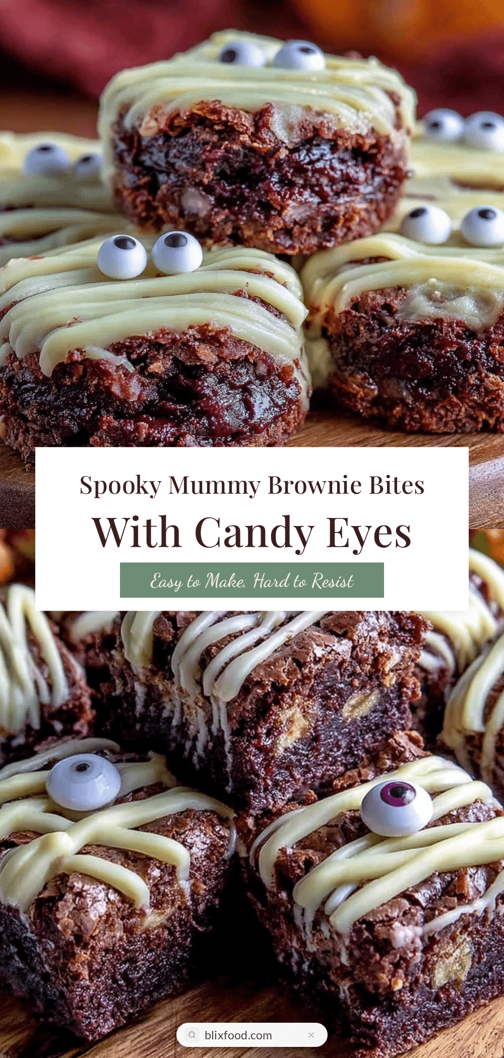 perfect mummy brownie bites recipe