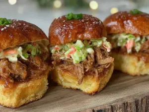 smoked pulled pork sliders - featured image
