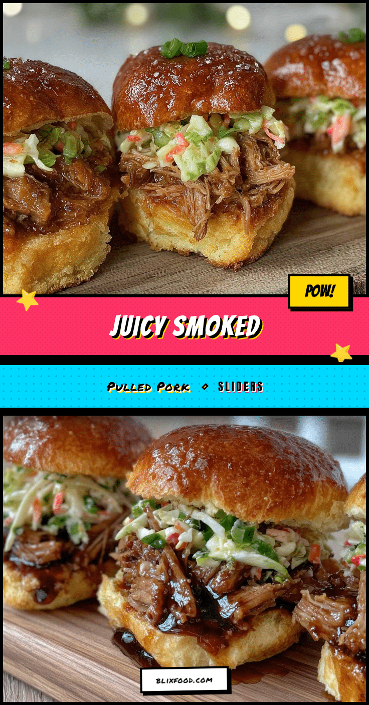 smoked pulled pork sliders recipe