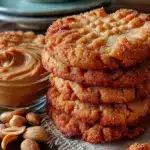 soft lunchbox peanut butter cookies - featured image