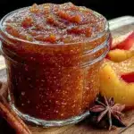 spiced peach butter - featured image
