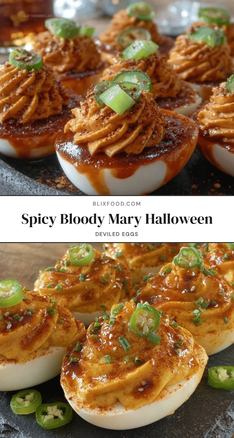 spicy bloody mary deviled eggs recipe